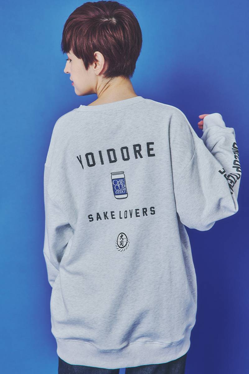 ワンカップ大関×YOIDORE (ヨイドレ) コラボスウェット - Ash Gray