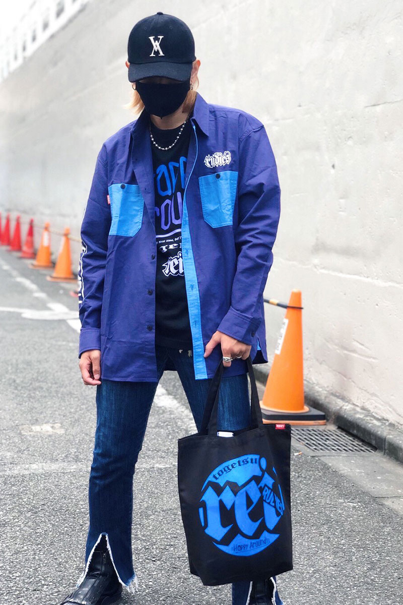 渡月 麗×RUDIE'S コラボ 限定 L/S シャツ / ロックファッション 渡月 麗×RUDIE'S コラボ 限定 L/S シャツ / ロックファッション
