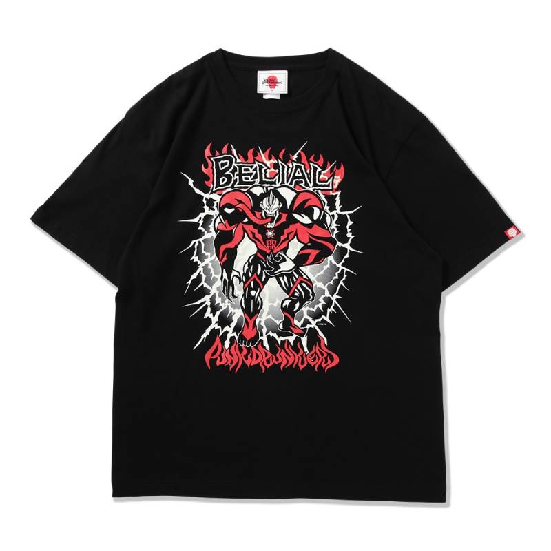 【予約商品】PUNK DRUNKERS (パンク・ドランカーズ) ［PDSx円谷プロ］ウルトラマンベリアルTEE / REVIVAL - BLACK