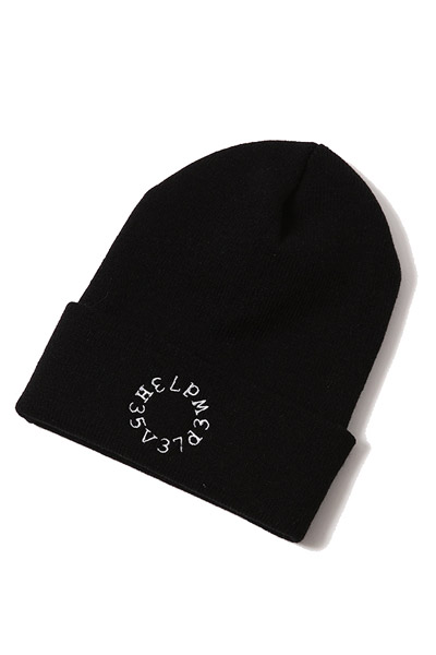 SILLENT FROM ME BILLOW -Beanie- BLACK