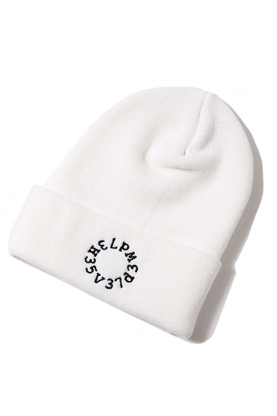 SILLENT FROM ME BILLOW -Beanie- WHITE