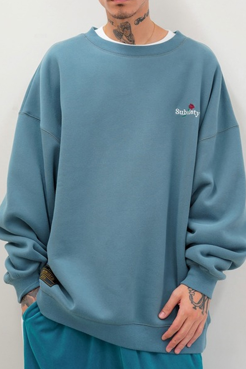 Subciety (サブサエティ) GIANT SIZE SWEAT BLUE