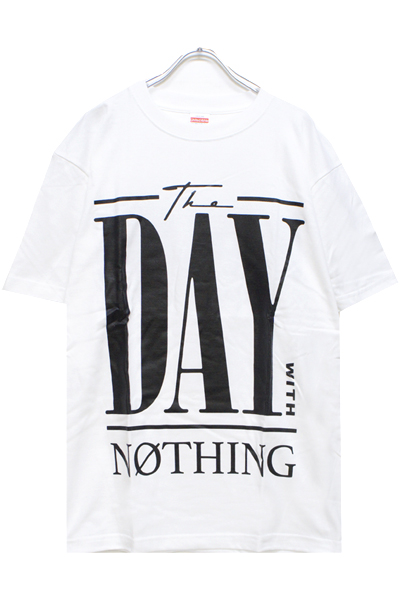 PassCode THE DAY WITH NOTHING TEE(WHITE)