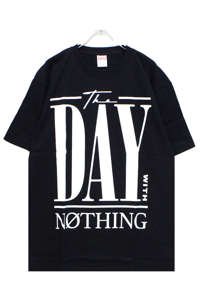 PassCode THE DAY WITH NOTHING TEE(BLACK)