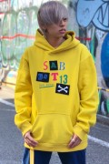 SABBAT13 SBT-PK-023 PATCH HOODIE(イエロー)