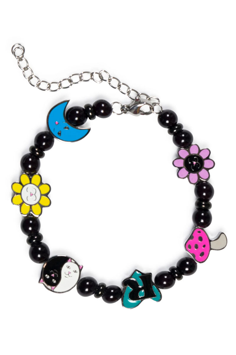 人気No.1 RIPNDIP (リップンディップ) Lucky Charms Bracelet Black アクセサリー