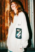 KOKOBAKIA(ココバキア) Running Colors photo grunge sweat photo by yuuki shuan Ash Gray