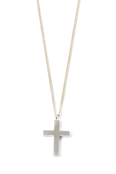 CHORD NUMBER EIGHT CHA1-01K5-AC01 CROSS NECKLACE