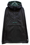 TOY MACHINE TMF18JK16 EF LOGO ANORAK PARKA - BLACK