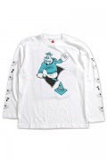 PUNK DRUNKERS 【PDSxタツノコプロ】ハクション大魔王トリックロンTEE WHITE