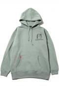 SABBAT13(サバトサーティーン) POSTHUMOUS HOODIE SMOKY GREEN