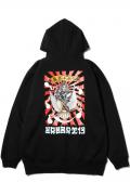 SABBAT13(サバトサーティーン) DEATH HAWK HOODIE BLACK