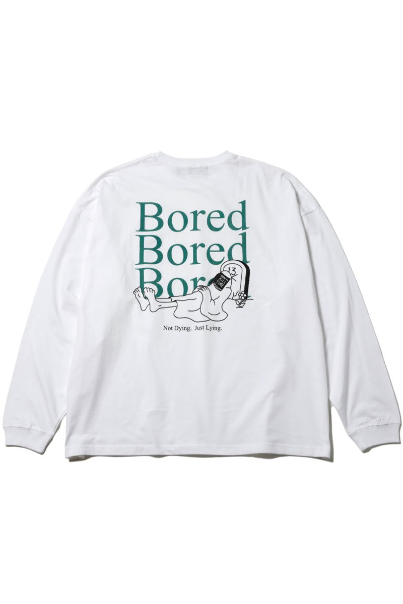 SABBAT13(サバトサーティーン) BORED BIG L/S T WHITE