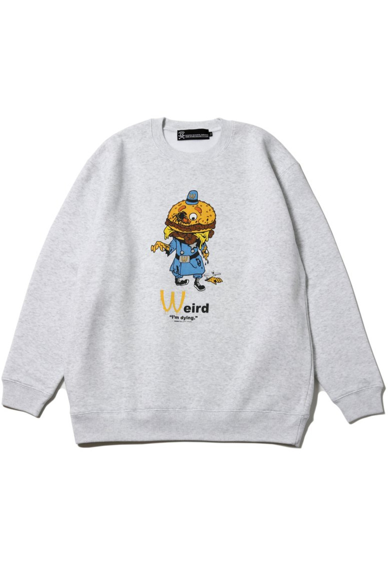 SABBAT13(サバトサーティーン) OFFICER SWEAT ASH