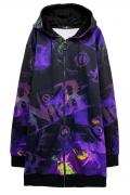 NieR (ニーア) PURPLE PAINT ZIP PARKA