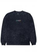 RIPNDIP Embroidered Logo Long Sleeve (Black Mineral Wash)