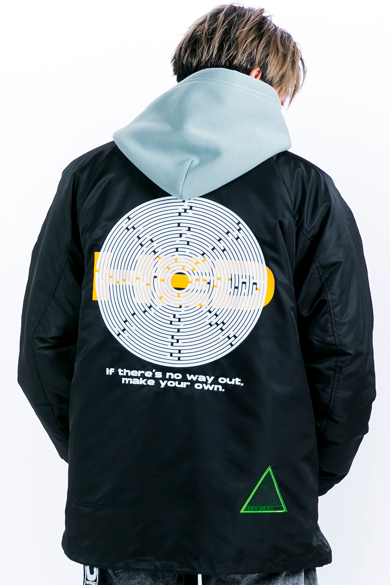 HEDWiNG (ヘドウィグ) Circle maze Coach jacket