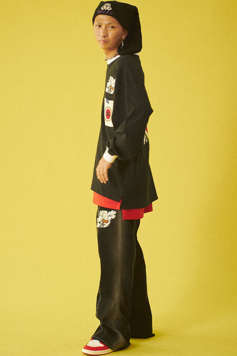 GALFY (ガルフィー) ガルスモポケロンTee BLACK / ロック