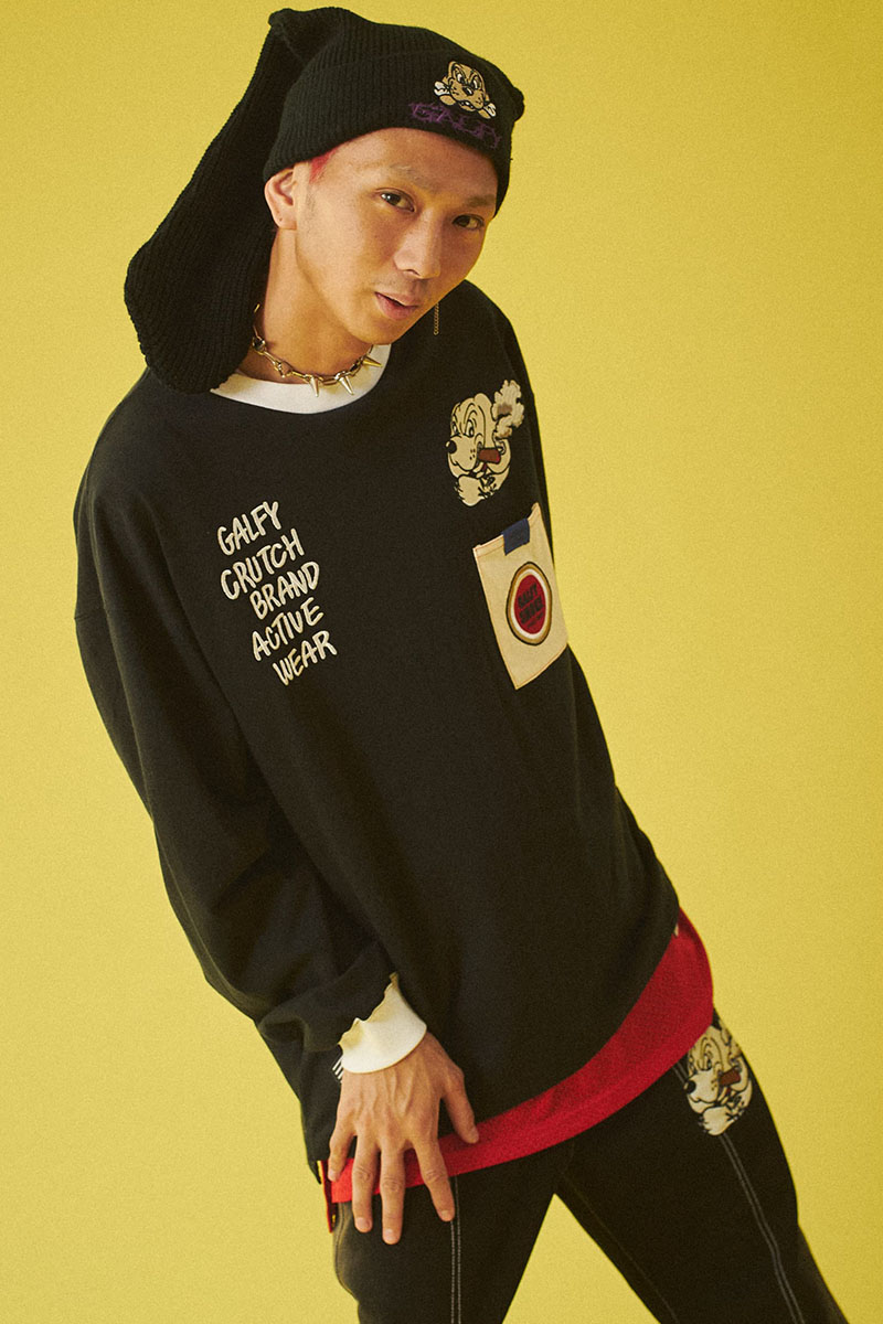GALFY (ガルフィー) ガルスモポケロンTee BLACK / ロック