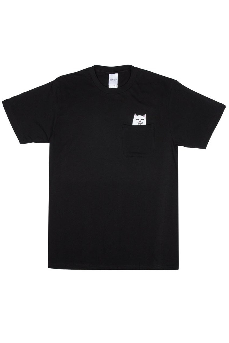 RIPNDIP (リップンディップ) Lord Nermal Pocket Tee (Black)