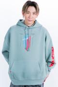 HEDWiNG (ヘドウィグ) Antonym Big Silhouette Hoodie Smoky green