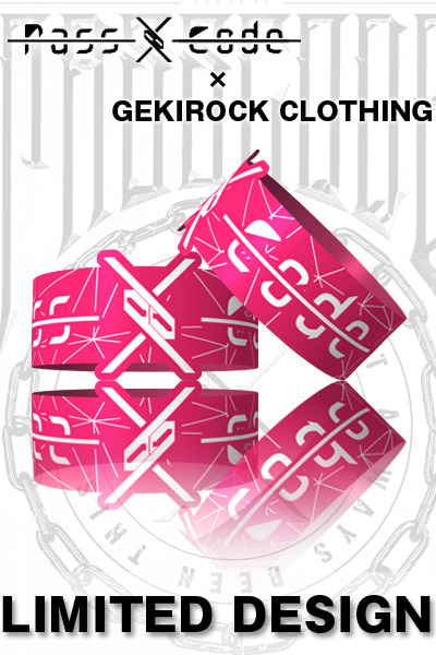 【ゲキクロ限定】 PassCode x 激ロック LIMITED DESIGN Rubber Band - PINK