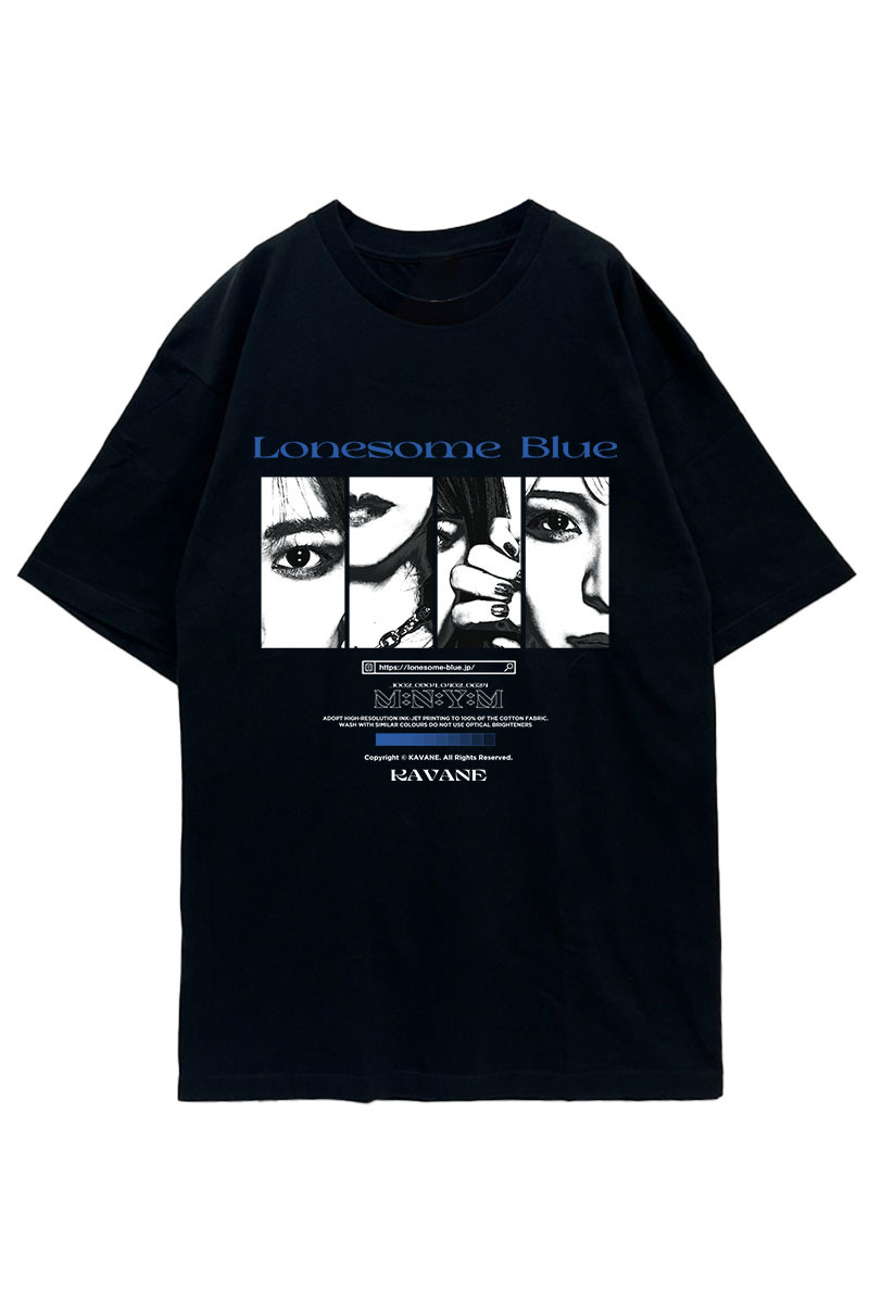 Lonesome_Blue×KAVANE Clothing×GEKIROCK CLOTHINGコラボ・Tシャツ