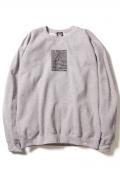 TOY MACHINE TOYDIVISION PRINT SWEAT CREW - MIX GREY