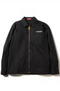 TOY MACHINE FRONT POCKET ZIP SHIRTS - BLACK