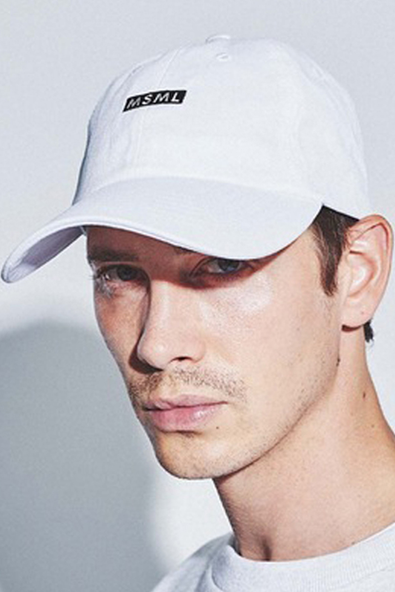 MUSIC SAVED MY LIFE (MSML) BOX LOGO DAD CAP WHITE