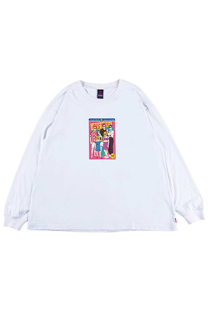 ROLLING CRADLE SF FAMILY LOGO SLEEVE / WHITE