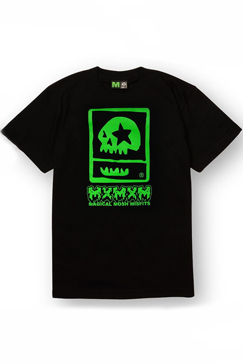 MAGICAL MOSH MISFITS MxMxM TEE  BK/GRN