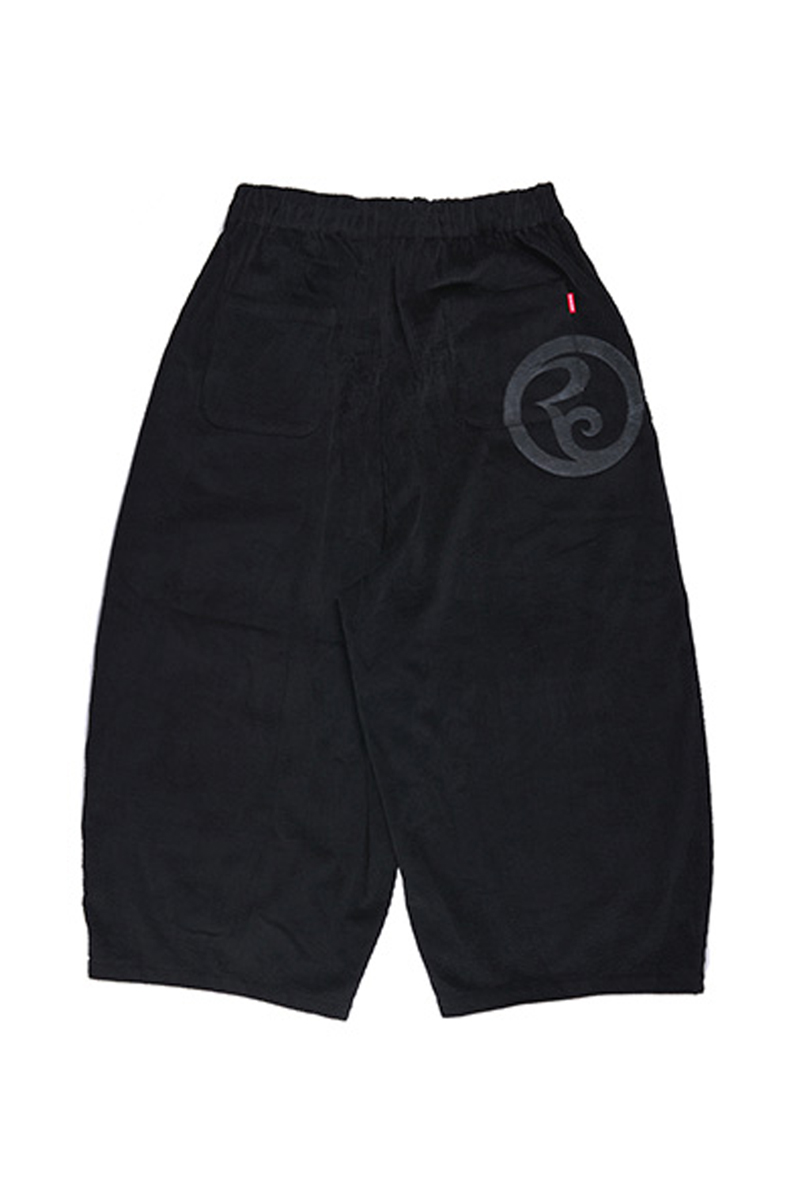 ROLLING CRADLE CORDUROY GOKU-BUTO PANTS / BLACK