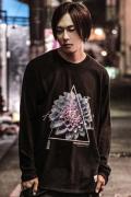 アマツカミ  蒼菊/Chrysanthemum  L/S T-shirts