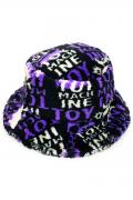 TOY MACHINE BOA FLEECE BUCKET HAT BLACK