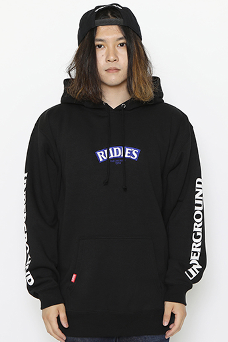 RUDIE'S SLICK HOOD SWEAT BLACK