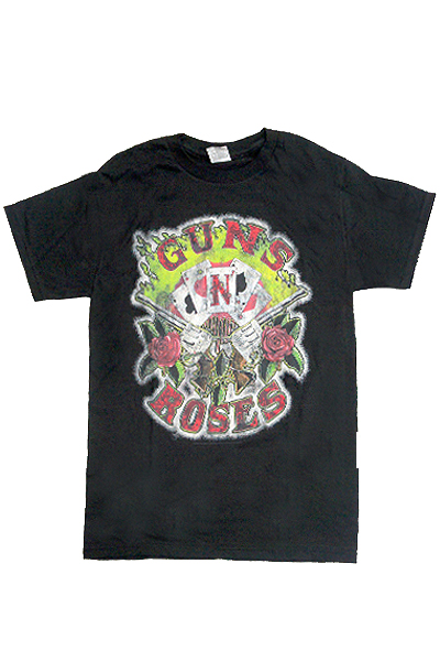 GUNS N' ROSES CARDS MENS TEE