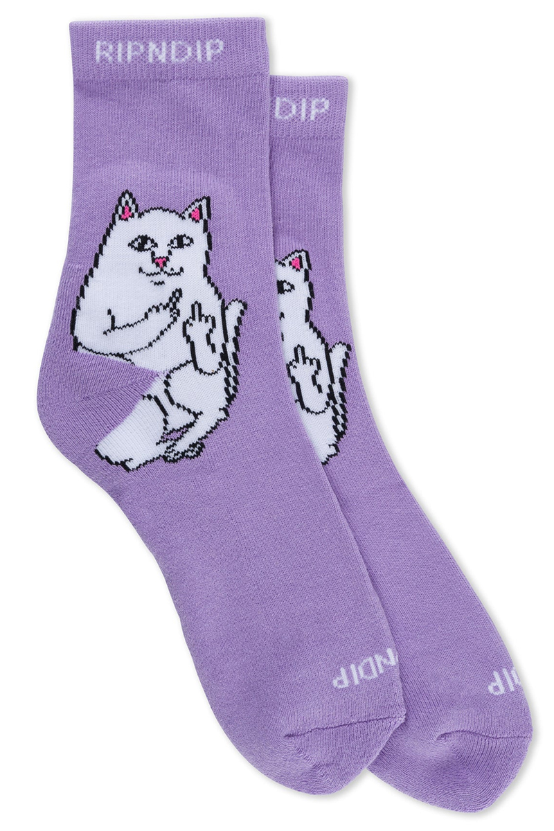 RIPNDIP (リップンディップ) LORD NERMAL MID SOCKS DUSTY LAVENDER
