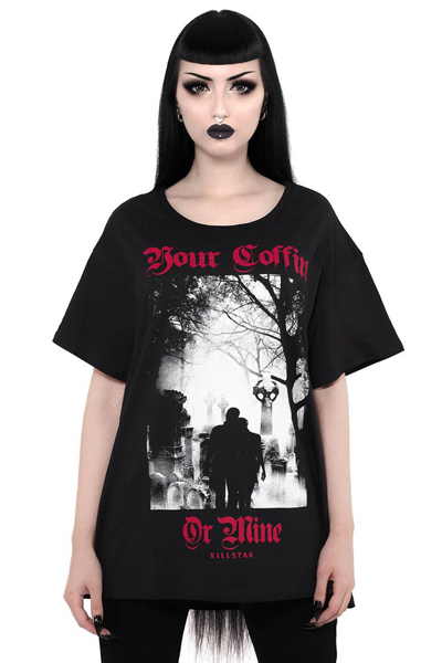 KILL STAR CLOTHING Coffin Relaxed Top [B]