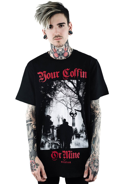 KILL STAR CLOTHING Coffin T-Shirt [B]
