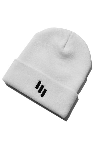 SILLENT FROM ME SIGN -Beanie- WHITE