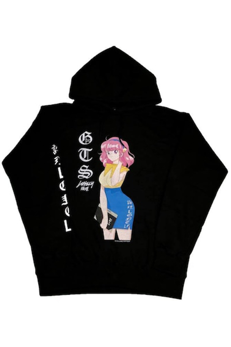 LONELY論理　GREAT SEXUAL TEACHER "MAHO" HOODIE-BLACK