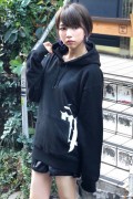 RIP DESIGN WORXX SIDE LOGO HOODIE BLACK