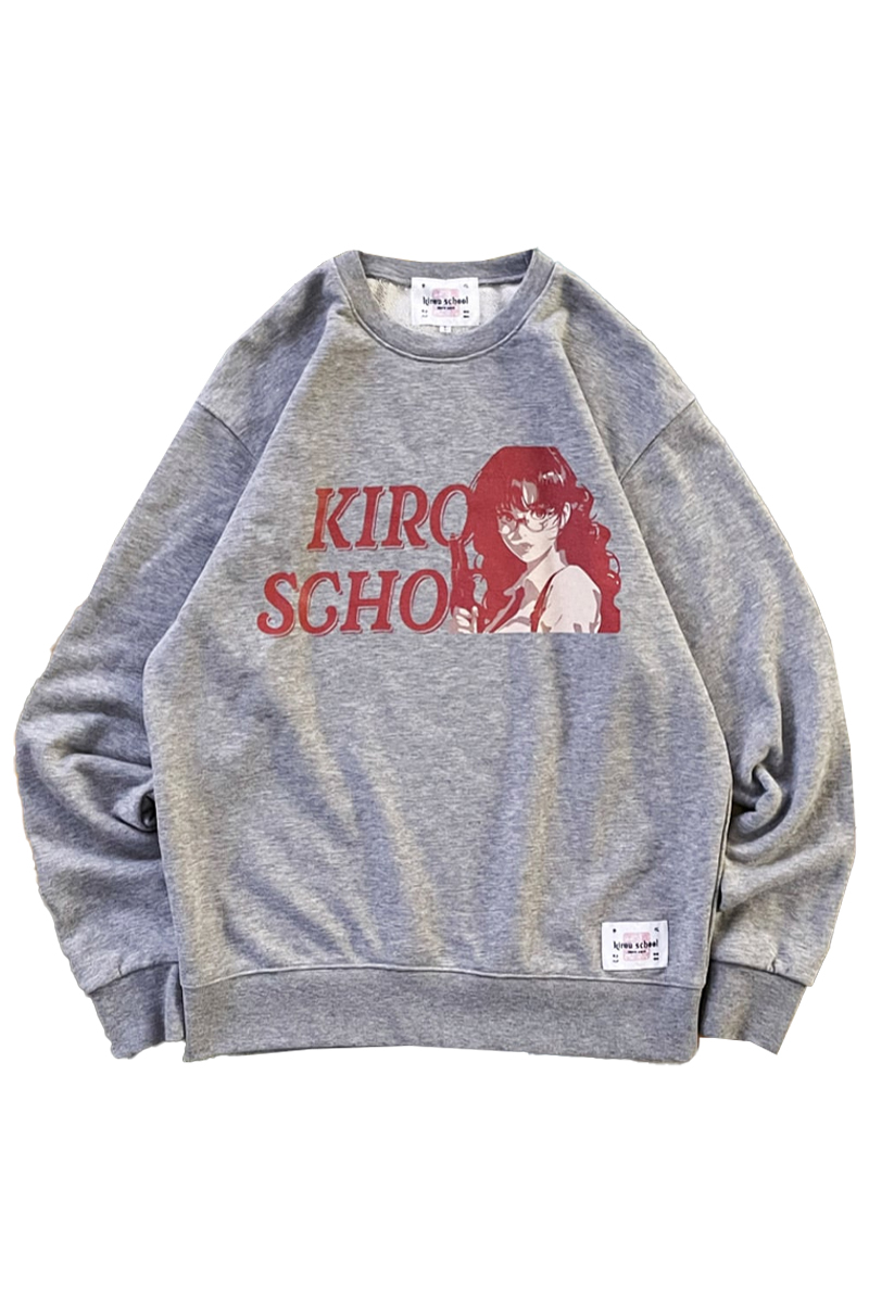 kirou school (キロウスクール) SF Girl ( 1 ) sweat GRAY