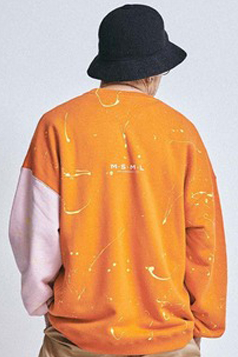 MUSIC SAVED MY LIFE (MSML) SPLASH SWEAT ORANGE / ロック MUSIC SAVED MY LIFE (MSML) SPLASH SWEAT ORANGE / ロック
