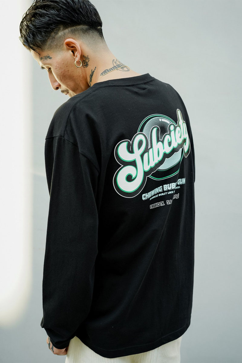 Subciety (サブサエティ) BUBBLE L/S BLACK