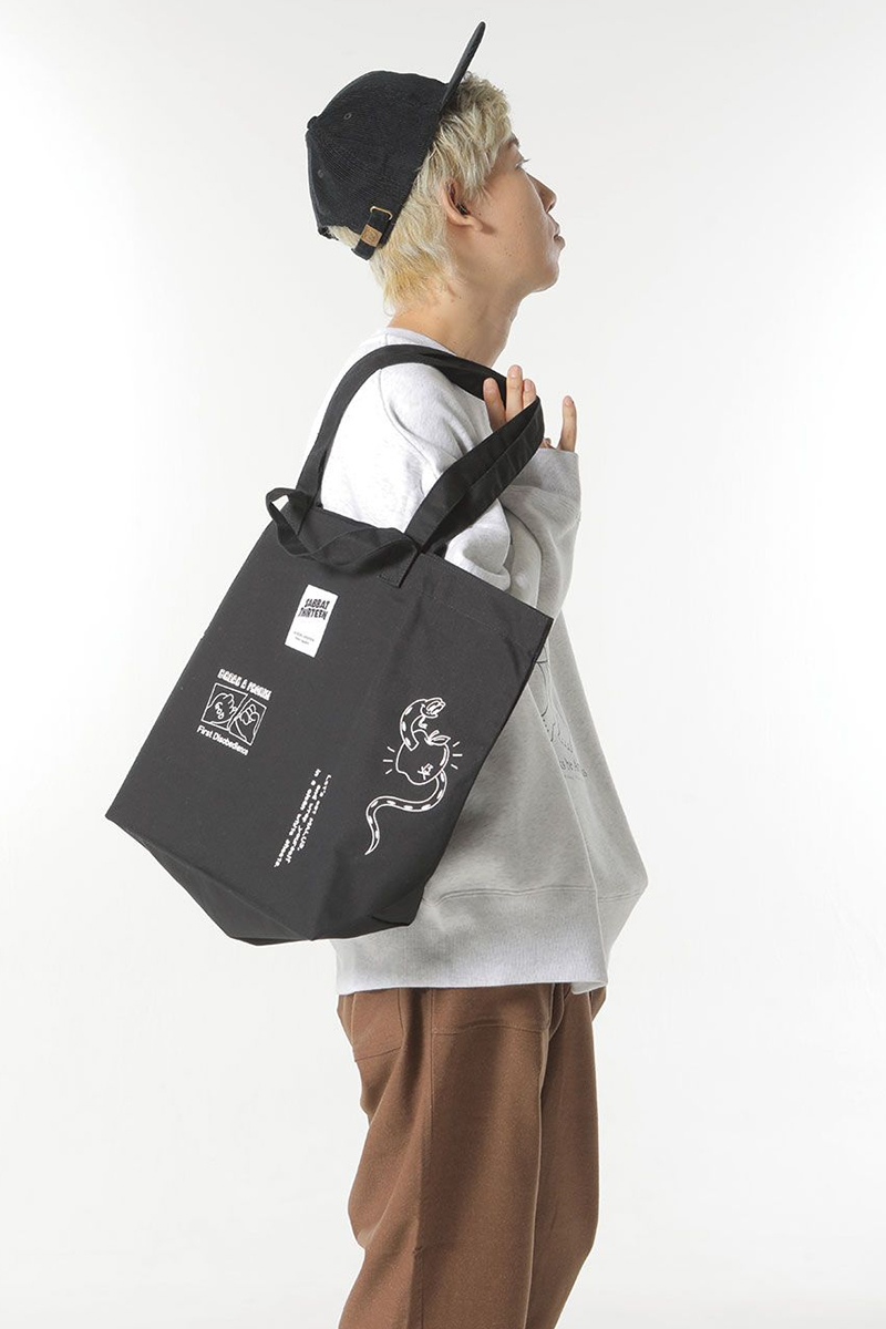 SABBAT13 PARADISE LOST TOTE BAG BLACK