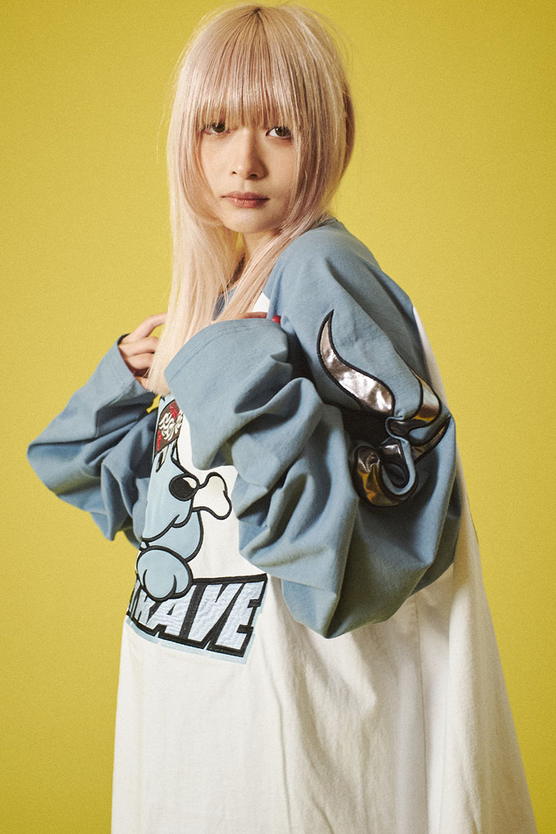 GALFY (ガルフィー) チーマー大長袖ロンTee BLUE / ロック GALFY (ガルフィー) チーマー大長袖ロンTee BLUE / ロック