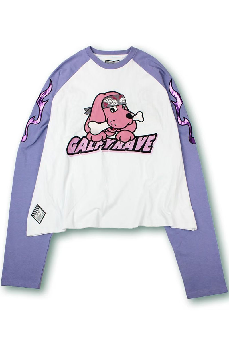 GALFY (ガルフィー) チーマーTee PURPLE / ロックファッション
