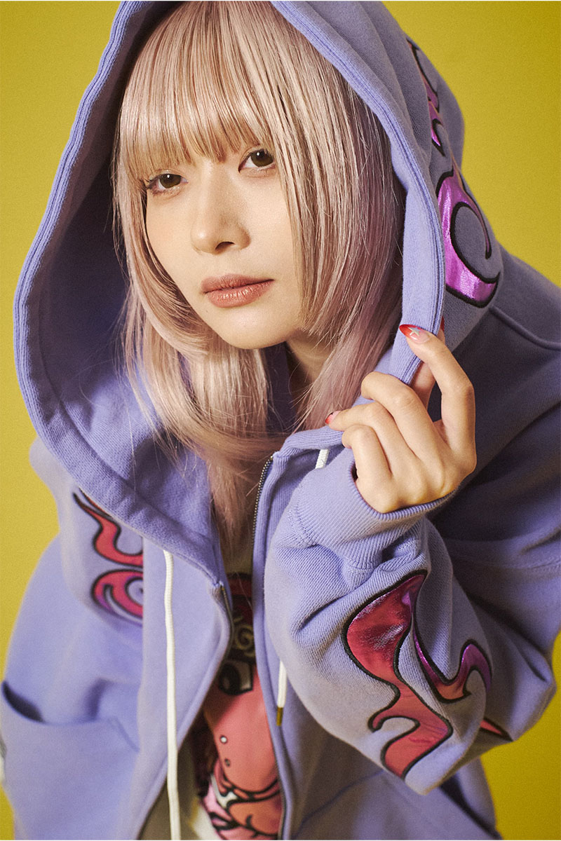 GALFY (ガルフィー) チーマーパーカー PURPLE / ロック